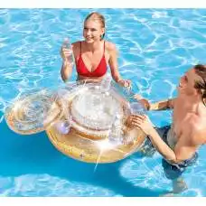 Intex 56810-gold, плавающий термо-резервуар с подстаканниками, 76см Intex 56810-gold, плавающий термо-резервуар с подстаканниками, 76см