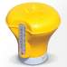 Bestway 58209-yellow, плаваючий поплавок-дозатор для хімії з термометром, 2 в 1