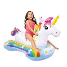 Intex 57552, надувной плот 163 x 86 см. Единорог Intex 57552, надувной плот 163 x 86 см. Единорог