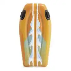 Intex 58165-orange, надувной плотик, Оранжевый, 112x62 см Intex 58165-orange, надувной плотик, Оранжевый, 112x62 см