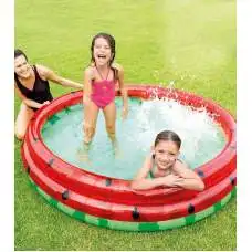 Intex 58448, надувной детский бассейн Арбуз 168x38 см Intex 58448, надувной детский бассейн Арбуз 168x38 см