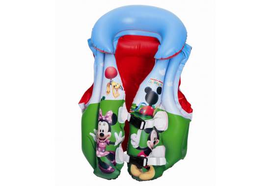 Bestway 91030, надувной жилет для плавания. Mickey Mouse, 51-46см