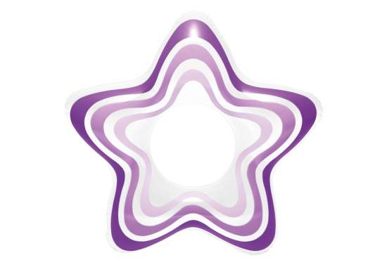 Intex 59243-violet, надувной круг Звездочка. Фиолетовый