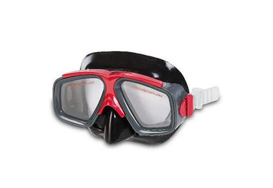Intex 55975-red, маска для плавания, серо-красная