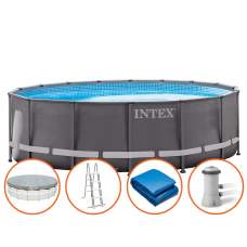 Intex 26324, каркасный бассейн 488 x 122 см Ultra Frame Pool