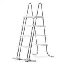 Intex 28076, Сходи для басейнів до 122 см, 3 сходинки, з майданчиком, із захистом