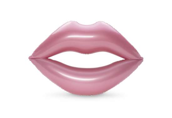 MSW 035-pink, коло надувні губи рожеві, 180-160см