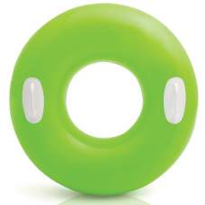 Intex 59258-green, надувной круг с ручками, 76см от 8л