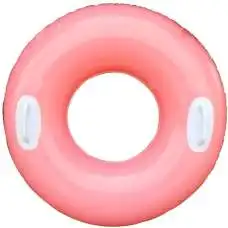 Intex 59258-pink, надувной круг с ручками, 76см от 8л
