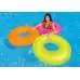 Intex 59262-yellow, надувной круг неоновый Желтый. 91см, от 9л