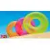 Intex 59262-yellow, надувной круг неоновый Желтый. 91см, от 9л