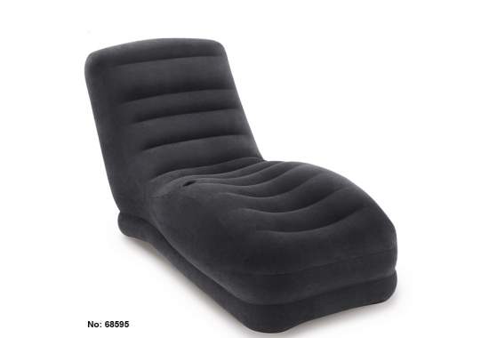 Intex 68595, надувное кресло 170 x 94 x 86 см, черное