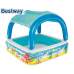 Bestway 52192, надувний дитячий басейн з навісом 140x140x114 см