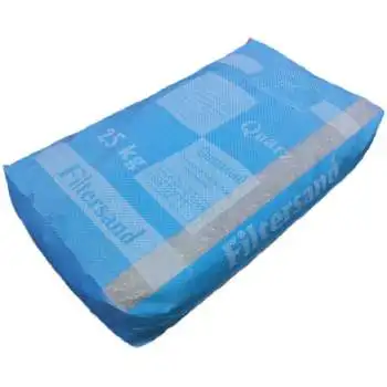 Euromineral 08-12-25, пісок кварцовий для фільтрів басейнів. Фракція 0.8-1.2 мм, 25 кг