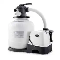 Intex 26680, песочный-насос хлоргенератор QX2600 8000 л/ч, 11 г/ч для бассейнов до 56800л