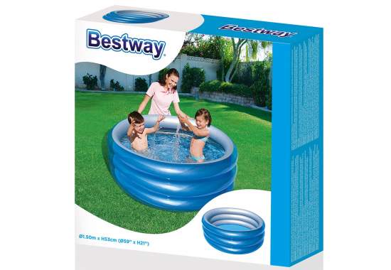 Bestway 51042, надувной детский бассейн "Металлик" 170х53 см