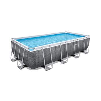 Bestway 56998, каркасний басейн 549 x 274 x 122 см сталевий Раттан