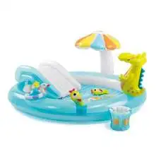 Intex 57165, детский надувной центр бассейн Аллигатор