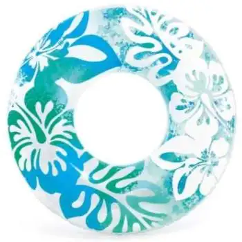 Intex 59251, надувний круг прозорий. 91см, от 9р