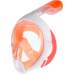 Decathlon easybreath-XS-orange, Дитяча повнолицевая Маска з трубкою Subea, XS 6-10 років, помаранчева