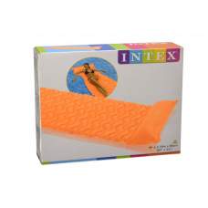 Intex 58807-orange, надувний матрац для плавання. Рожевий, 229х86см