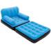 Bestway 67277-blue, надувное кресло 191 x 97 x 64 см раскладное, голубое
