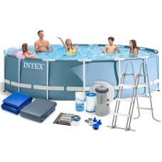 Intex 26734, каркасний басейн 457 x 107 см Prism Frame Pool