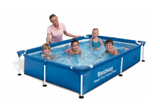 Bestway 56401, каркасный бассейн 221 x 150 x 43 см Steel Pro Frame Pool