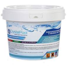 Crystal Pool 2205, Slow Chlorine Tablets Large. Повільний хлор. Великі таблетки, 5кг