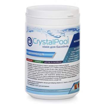 Crystal Pool 2401, MultiTab 4-in-1 Large. Мультитаб. Большие таблетки (хлор, альгицид, коагулянт, рН), 1кг