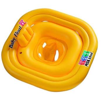 Intex 56587, надувной плотик Pool School. 79x79см, 1-2г