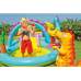 Intex 57135, детский надувной центр бассейн с горкой Планета динозавров