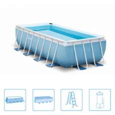 Intex 28318, каркасний басейн 488 x 244 x 107 см Prism Frame Pool