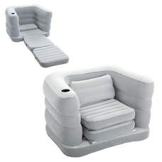 Bestway 75065, надувное кресло 200 x 102 x 64 см, серое