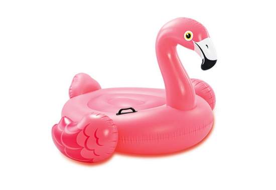 Intex 57558, надувной плотик Розовый Фламинго