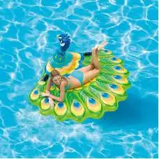 Intex 57250, надувной плотик Павлин