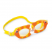 Intex 55603-orange, детские очки для плавания, Обитатели моря. Рыбки, 3-8 лет