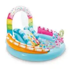 Intex 57144, детский надувной центр бассейн CANDY FUN, 1,70 м x 1,68 м x 1,22 м