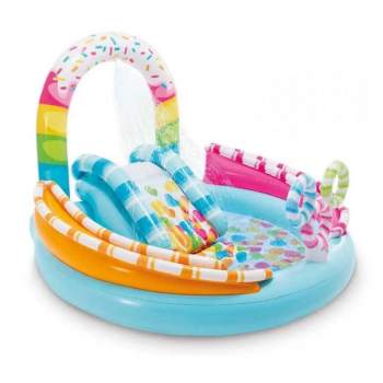 Intex 57144, дитячий надувний центр басейн CANDY FUN 1,70x1,68x1,22м