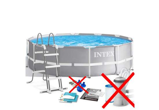 Intex 26718-1 New, каркасний басейн 366 x 122 см Prism Frame Pool (без насос-фільтра)