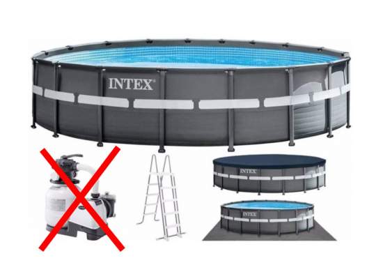 Intex 26330-1 New, каркасний басейн 549 x 132 см ULTRA x TR ™ FRAME POOL (без насос-фільтра)