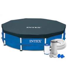 Intex 28212-3 New, каркасний басейн 366 x 76 см (в комплекті з тентом 28031)