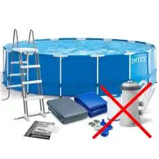 Intex 28242-1 New, каркасный бассейн 457 x 122 см Metal Frame Pool (без насос-фильтра)