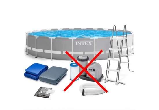 Intex 26756-1 New, каркасний басейн 610 x 132 см Prism Frame Pool (без насос-фільтра)