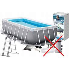 Intex 26788-1 New, каркасный бассейн 400 x 200 x 100 см Prism Frame Rectangular Pool (без насос-фильтра)