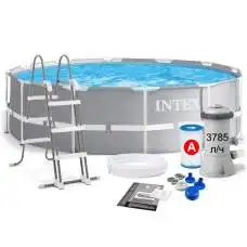 Intex 26718, каркасный бассейн 366 x 122 см Prism Frame Premium Pool (Bestway 56420) Intex 26718, каркасный бассейн 366 x 122 см Prism Frame Premium Pool (Bestway 56420)