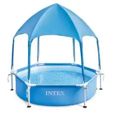 Intex 28209, каркасный бассейн 183 x 38 см. CANOPY METAL FRAME POOL. От 3 лет Intex 28209, каркасный бассейн 183 x 38 см. CANOPY METAL FRAME POOL. От 3 лет