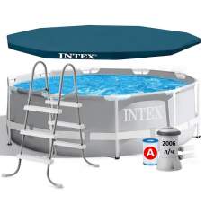 Intex 26706-3 New, каркасный бассейн 305 x 99 см (в комплекте с тентом 28030)