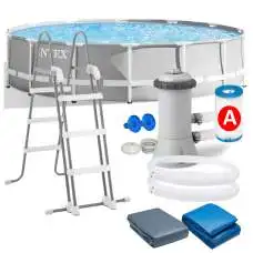 Intex 26720, каркасный бассейн 427 x 107 см Prism Frame Pool Intex 26720, каркасный бассейн 427 x 107 см Prism Frame Pool