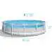 Intex 26722, каркасний басейн 427 x 107 см Prism Frame ClearView Pool з панорамним вікном